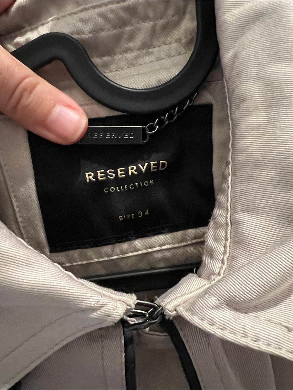 RESERVED Trench Coat - Picture 3 of 8